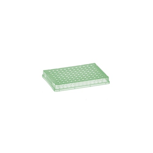 Skirted Thin Wall 96-Well PCR Plates (Green)