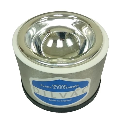 Scilogex Dilvac Stainless Steel Cased Low Profile Dewar Flask (Capacity: 0.17L)