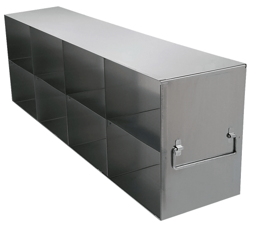 Upright Freezer Racks for 3.75" Boxes- Rack Only- 4 Boxes Deep x 2 Boxes High