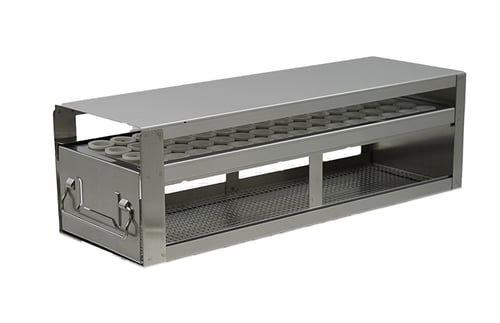 Upright Freezer Drawer Rack for 15ml Centrifuge Tubes - Rack Only (1 Drawer; 104 Tubes)