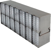 Upright Freezer Racks for 96-Well and 384-Well Microtiter Plates with Locking Rod - Rack Only (112-140 Plates)
