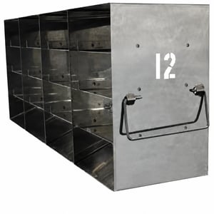 CUF-442 Laser Cut ID Freezer Racks for 2 inch boxes