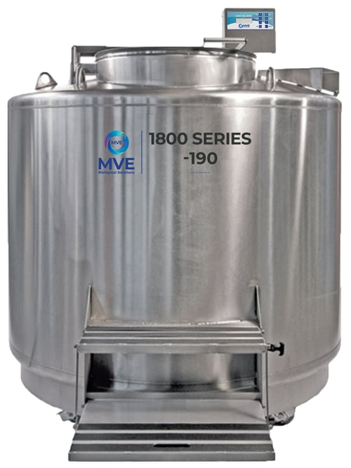 MVE 1892P-190 LN2 Freezer (Basic Model, No Plumbing or Controller) (Capacity: 92,250 x 2.0ml vials)