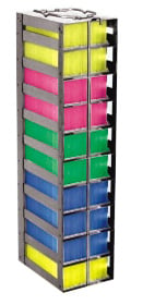 Vertical Racks for 100-cell Hinged Top Boxes