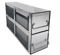Bin Style Organizer Racks for Upright Freezers
