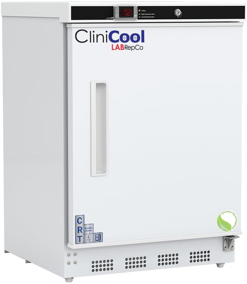 CliniCool Silver Series PRIME 4.6 Cu. Ft. Built-In Solid Door Undercounter Controlled Room Temperature Cabinet