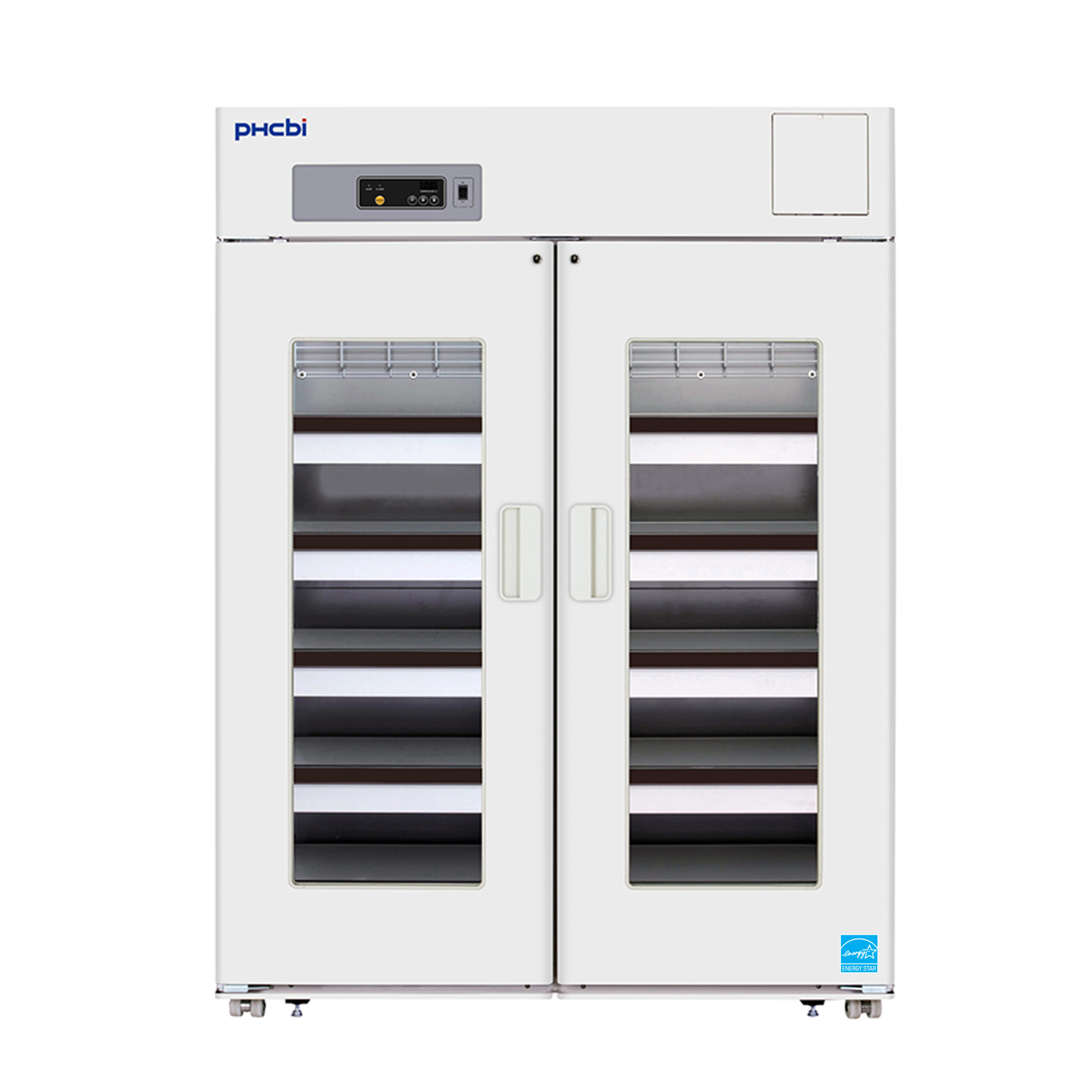 PHCbi MPR-1412R-PA 48 Cu. Ft. Laboratory Refrigerator | Hinged Glass Door | Drawers - Image 3