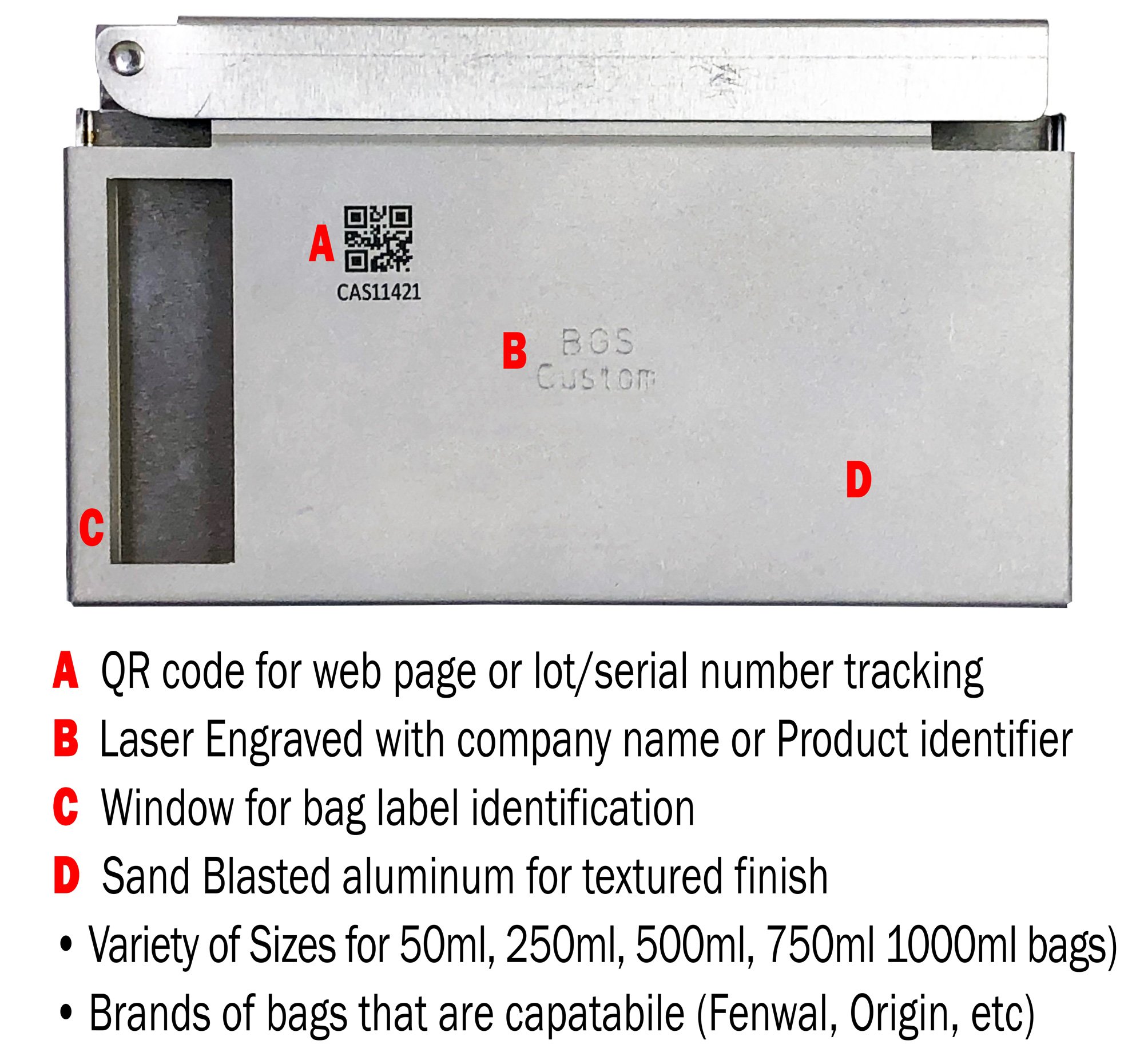 Custom Aluminum Canisters for Blood Bags