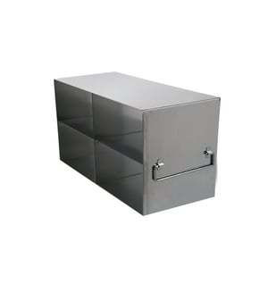Upright Freezer Rack for 5ml Centrifuge Tube Boxes (67mm High) - Rack Only (2 Boxes Deep x 2 Boxes High)