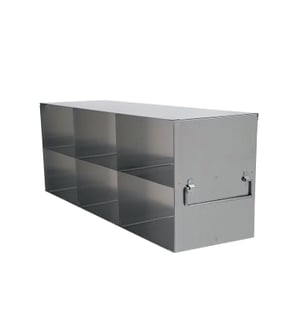 Upright Freezer Rack for 5ml Centrifuge Tube Boxes (67mm High) - Rack Only (3 Boxes Deep x 2 Boxes High)