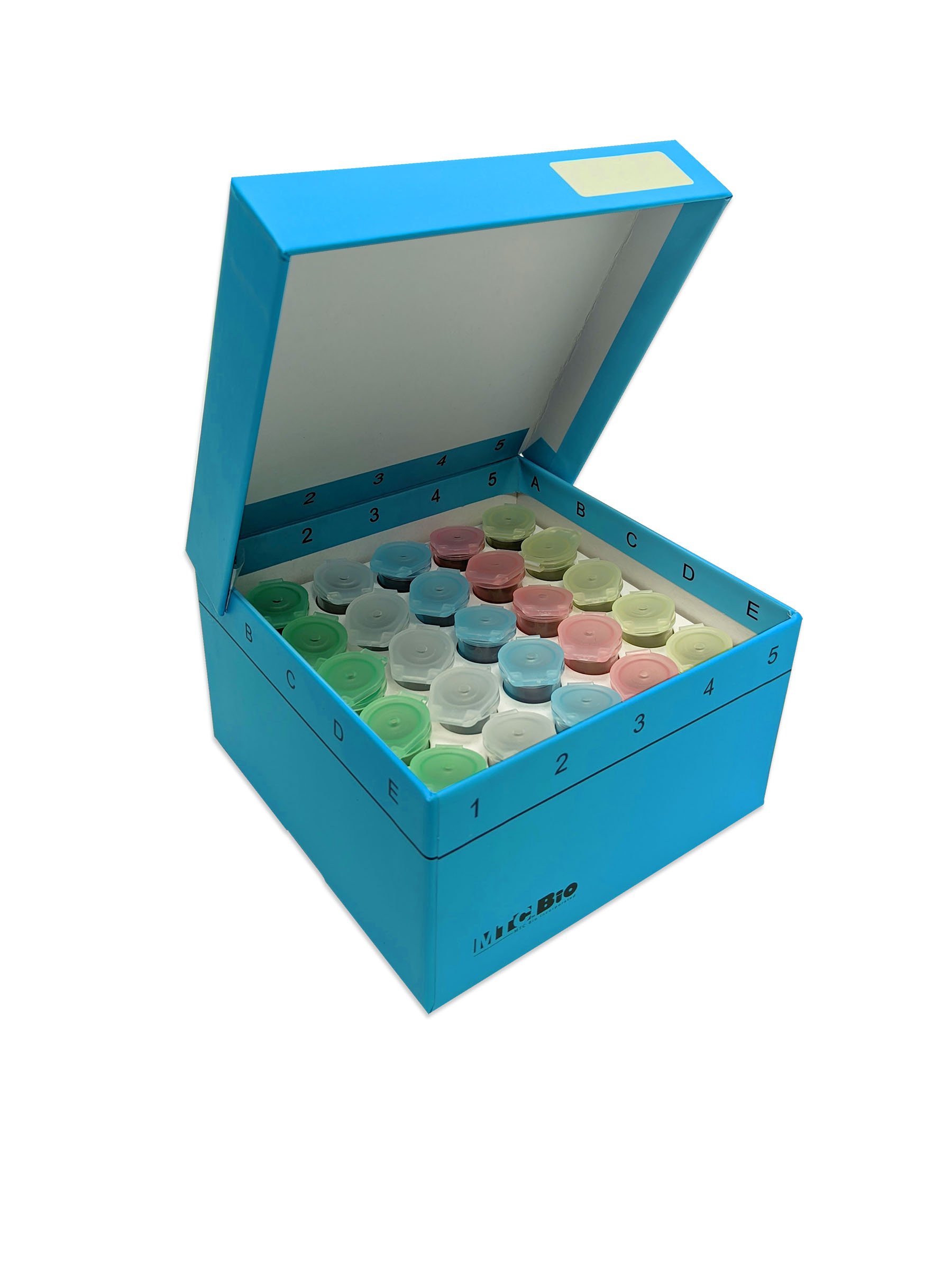 Cardboard Freezer Boxes for 25 Snap Cap 5mL MacroTubes with Hinged Lid LabRepCo LLC