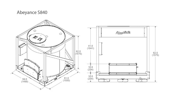 Azenta Rack Technical Spec Azenta Abeyance S840 Lab Mover - Large Volume Liquid Nitrogen LN2 Dry ...