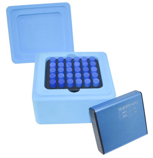 FreezeBox Cryo Tube Carrier for 96-Well PCR Tubes | +0.5°C to +4°C