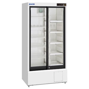 PHCbi MPR Series 19.4 Cu. Ft. ECO Pharmaceutical Refrigerator with glass sliding Doors