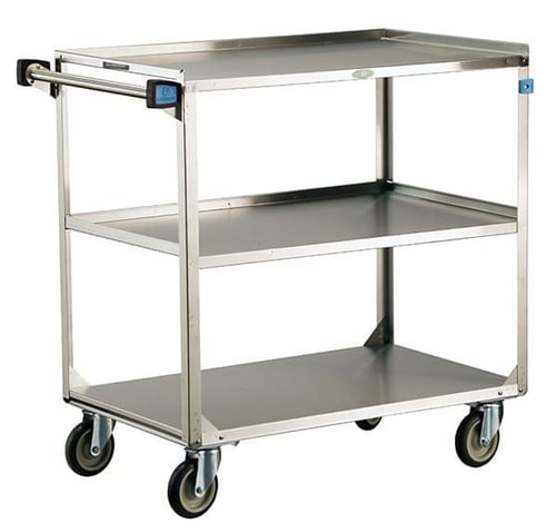 Lakeside 444 Medium Duty Utility Cart (22”x 39”) | 3 Shelves | 500 Lb Capacity