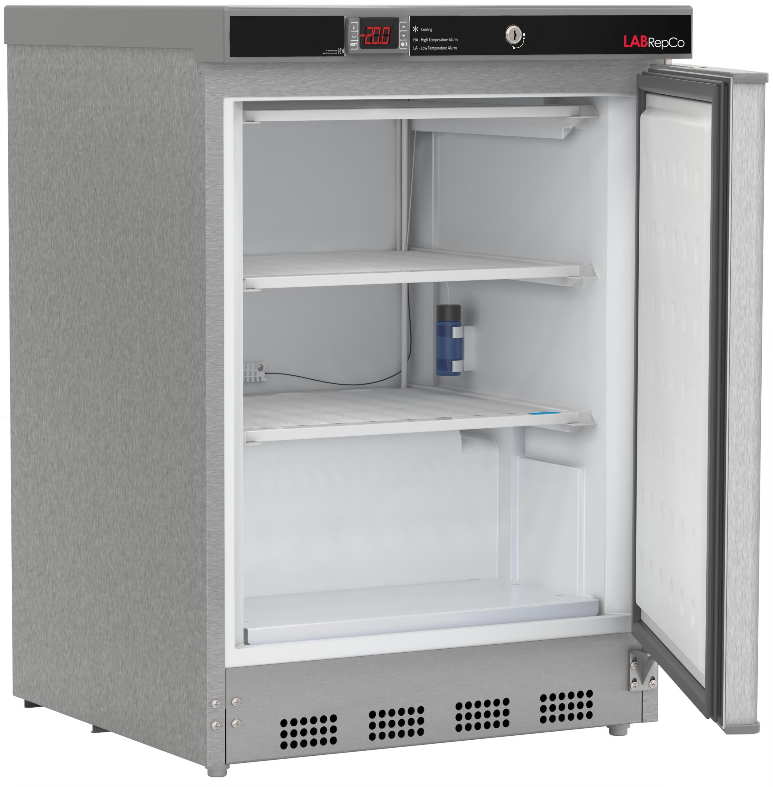 LabRepCo CliniCool© Series 4.2 Cu. Ft. Undercounter NSF Certified Pharmacy/Vaccine Freezer | Built-In | Stainless Steel - Image 2
