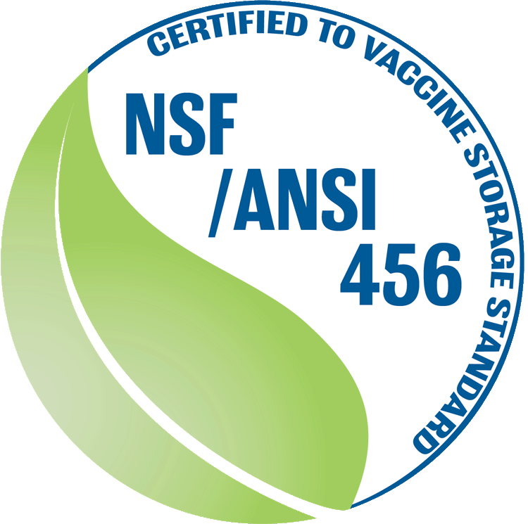 NSF/ANSI 456 certified vaccine storage