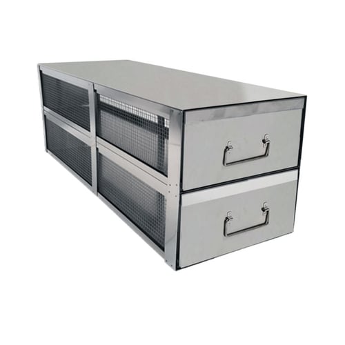 Medium Bin Style Organizer Drawer Freezer Racks (9 15/16 inches tall x 11 3/16 inches wide)