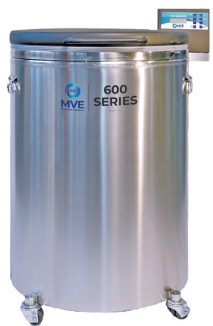 MVE 616AF-GB LN2 Freezer with Full Auto Fill & Gas Bypass (Capacity: 16,900 x 2.0 ml vials)
