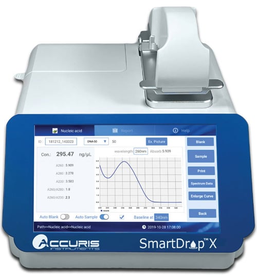 Accuris SmartDrop™ X Nano Spectrophotometer, 115V