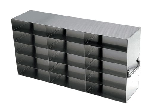 Upright Freezer Racks for Plasma Boxes | 3 Deep x 5 High