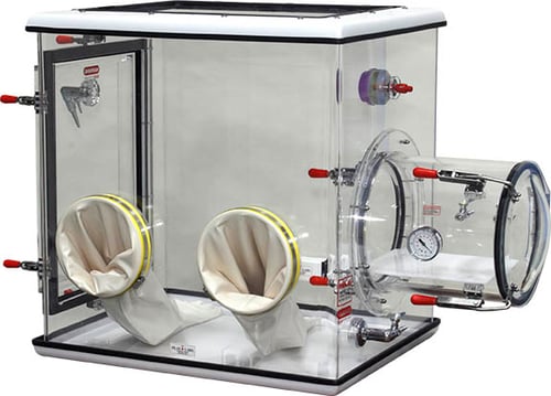 Plas-Labs 810-SG10 Compact Glove Box for Basic Isolation or Containment