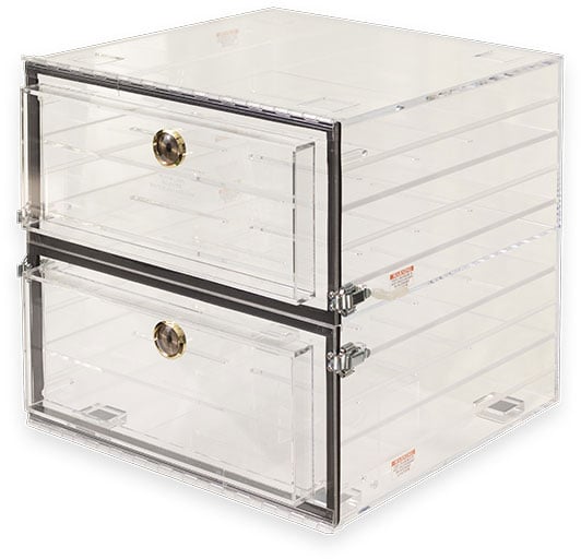 Plas-Labs Clear Acrylic Desiccators- 24″ High