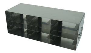Upright Freezer Rack for 100-Place Slide Boxes | 3 Deep x 5 High | 15 Boxes Total