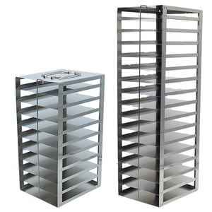 Vertical Freezer Racks for 100-place Slide Boxes
