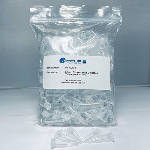 0.5mL Fluorescence Detection Tubes for Accuris SmartDrop Spectrophotometers | Pack of 250