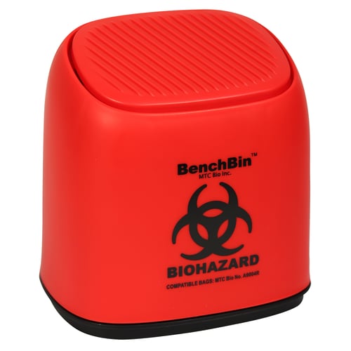 MTC-Bio BenchBin™ Starter Kit | Includes 1 Bin & 400 Autoclave Bags (8.5 x 11in.)