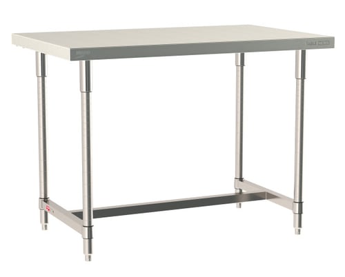 Metro TableWorx Stainless-Steel Laboratory Work Tables with H-Frame | 30"W x 48"L