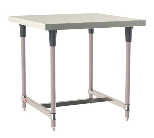 Metro TableWorx Stainless-Steel Laboratory Work Tables with H-Frame | 36"W x 36"L