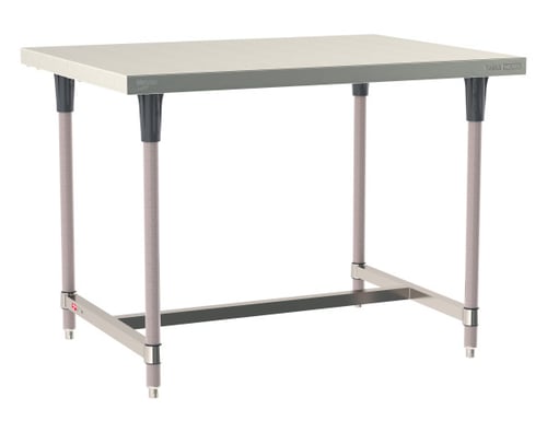 Metro TableWorx Stainless-Steel Laboratory Work Tables with H-frame | 36"W x48"L