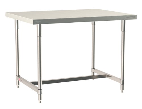 Metro TableWorx Stainless-Steel Laboratory Work Tables with H-frame | 36"W x48"L