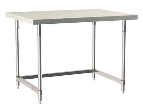 Metro TableWorx Stainless-Steel Laboratory Work Tables with 3-sided frame | 36"W x48"L