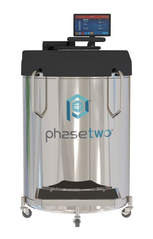 phasetwo high-capacity high efficiency ln2 freezer model HCHE20