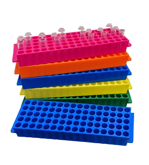 Test Tube Rack Designed to Hold 80 x 1.5mL/2mL Tubes | Blue