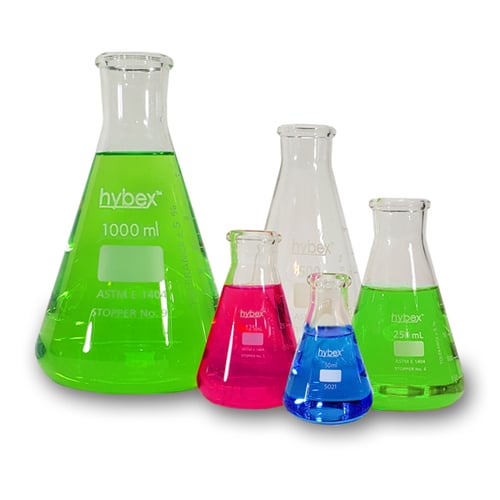 Hybex™ 125ml Erlenmeyer Flask, 12/pk