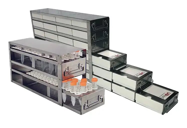 Freezer Racks for Upright Laboratory Freezers