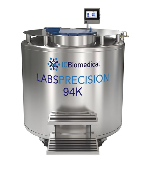 IC Biomedical LABS Precision Series 94K High-Capacity LN2 Freezer System (Capacity: 93,000 x 2.0 ml vials)