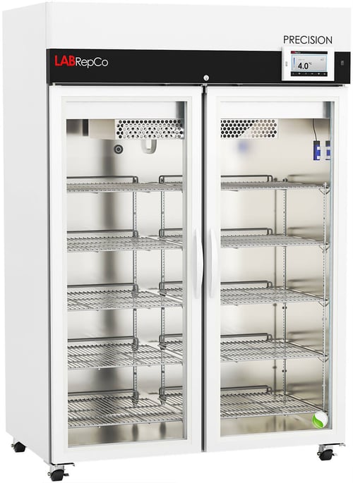 LabRepCo PRECISION Series 49 Cu. Ft. Laboratory Refrigerator with Touchscreen Controller | Hinged Glass Door