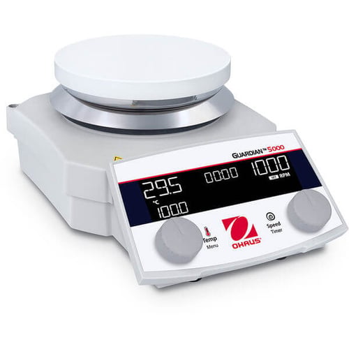 Ohaus Guardian™ 5000 Hotplate e-G52HSRDA | 20L | Plate Size 5.3 in (13.5 cm)