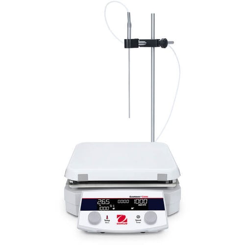 Ohaus Guardian™ 5000 Hotplates & Stirrers e-G52HS10C 115V AM -K1 | 22L | Plate size 10 in x 10 in (26 cm x 26 cm)