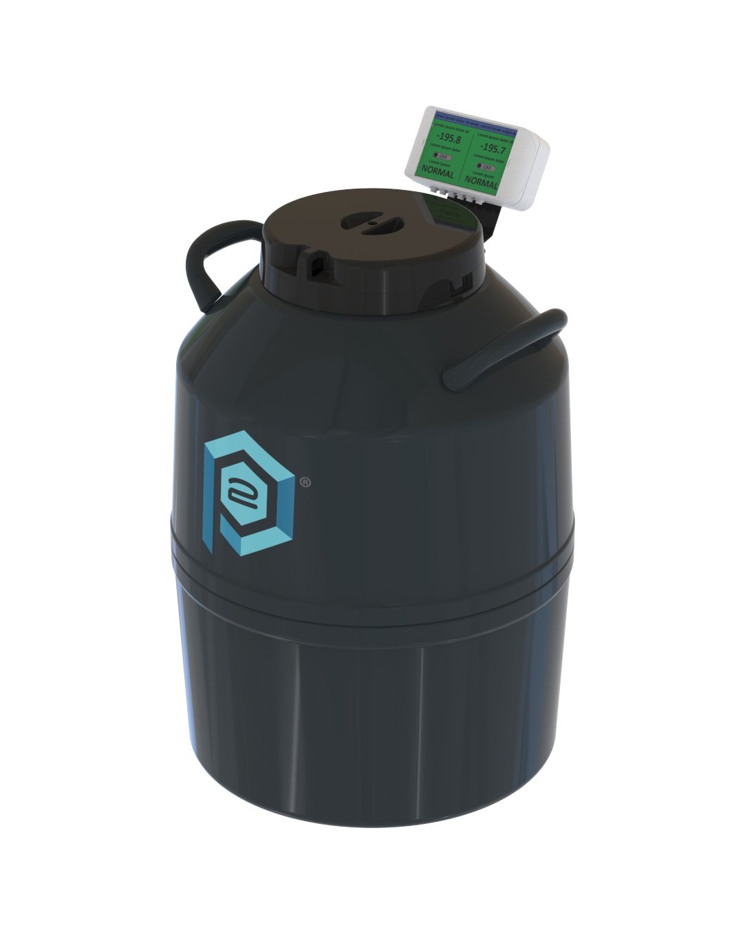 Phasetwo CRF750 Cryogenic Rack Liquid Nitrogen Freezer with Low level & Temp Alarm (Capacity: 750 x 2.0 mL vials) - Image 4