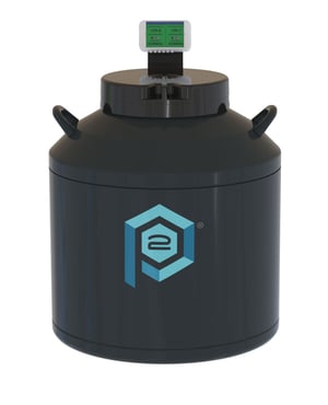 Phasetwo CRF3000 Cryogenic Rack Liquid Nitrogen Freezer with Low level & Temp Alarm (Capacity: 3000 x 2.0 mL vials)