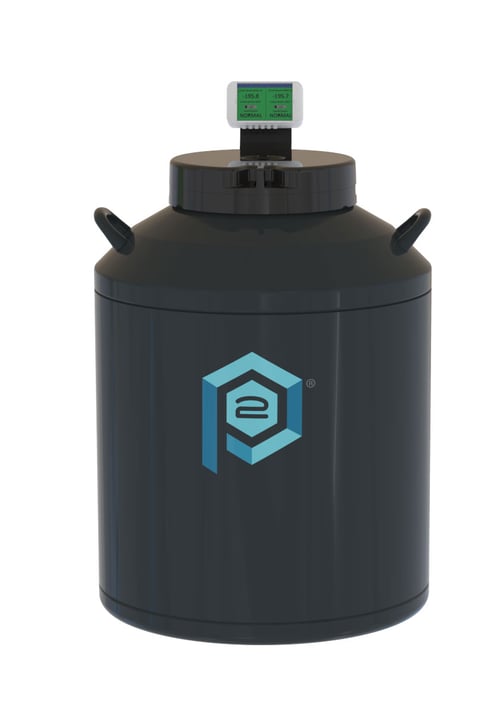 Phasetwo CRF4800 Cryogenic Rack Liquid Nitrogen Freezer with Low level & Temp Alarm (Capacity: 4800 x 2.0 mL vials)