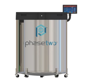 phasetwo HC32 High-Capacity Cryogenic LN2 Freezer (Capacity: 32,000 x 2.0 ml vials)