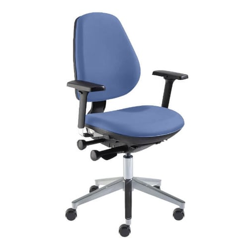 Biofit MVMT Pro Series Laboratory Chair | Desk Height | 29” to 33” User Height | Blue