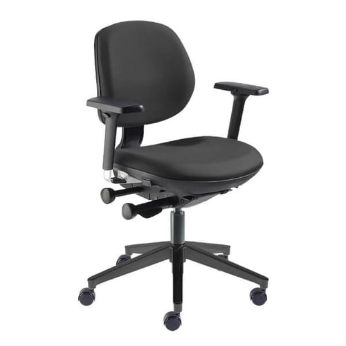 Biofit MVMT Pro Series Laboratory Chair | Desk Height | 29” to 33” User Height | Black